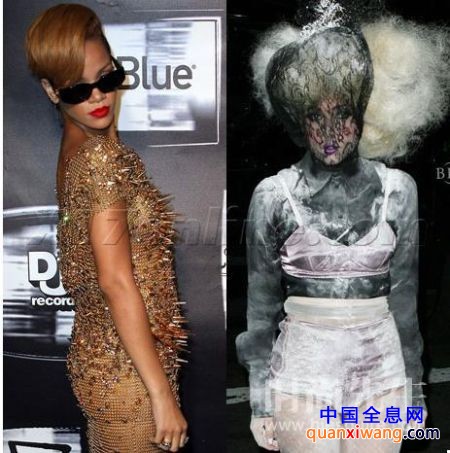 多谢LadyGaga,谢谢她坚持不懈地以自己身体为道具,不停地为各个新锐时装品牌做着活体流动广告,也要谢谢她带着Beyonce和Rihanna在MV里大玩时装广告游戏 多谢LadyGaga,谢谢她坚持不懈地以自己身体为道具,不停地为各个新锐时装品牌做着活体流动广告,也要谢谢她带着Beyonce和Rihanna在MV里大玩时装广告游戏