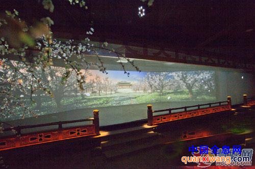 二楼开场影像画面  