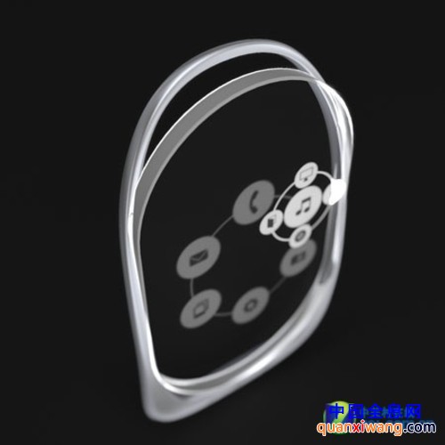 配备透明触摸屏 看3D全息投影概念手机