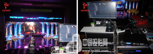 第十五届上海国际电影节闭幕晚会3D投影秀——LEFEDV进军特种媒体播放现场租赁行业