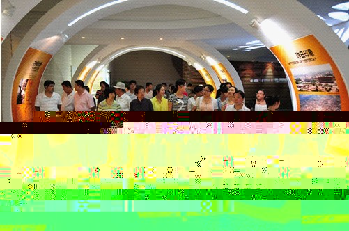 滨州城市规划展示馆全息投影互动设备展示城市沧桑巨变