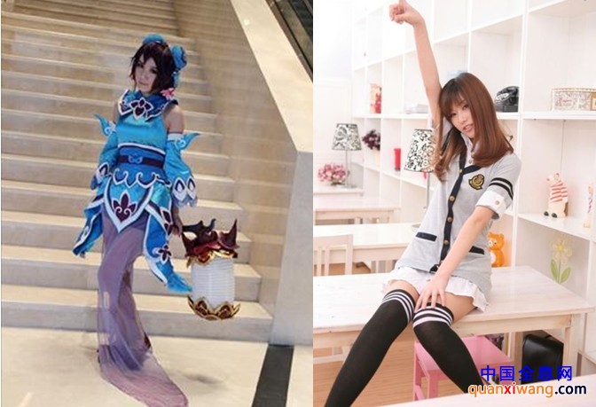 美女到位游戏不缺席 CJ美女COSer的游戏密码