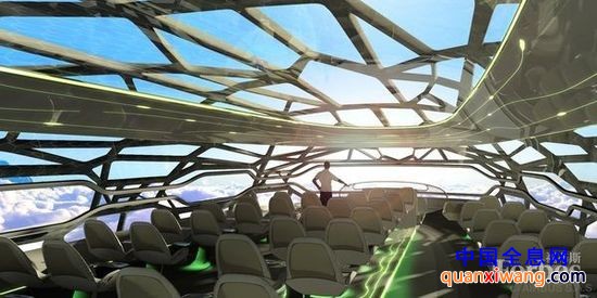 空客（Airbus）的概念客机，将于2050年左右由3D打印机“打印”制造