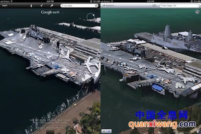 [多图]iOS 6的3D地图在清晰度上要明显优于谷歌地图