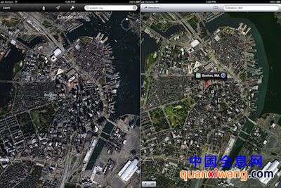 [多图]iOS 6的3D地图在清晰度上要明显优于谷歌地图