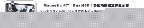 Magnetic 47″ 裸眼立体显示器