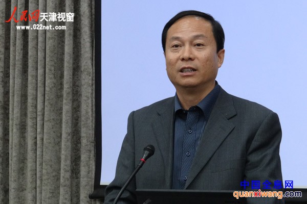 天津市科协学会部部长李刚讲话（耿昌怀摄）
