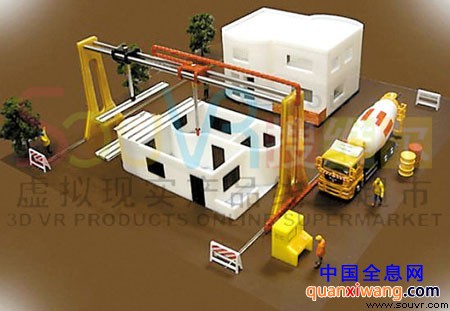 3D打印造房子模拟图