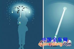 这么炫的雨伞，好想要哦。