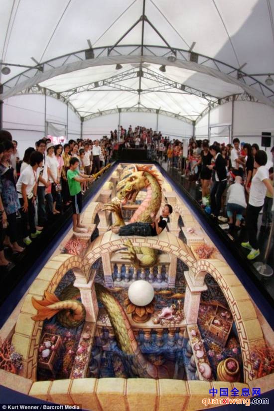 3D街头地画优秀作品赏