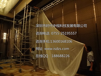 全息舞台纱幕，纱幕投影，全息纱幕进口无缝纱幕布图1