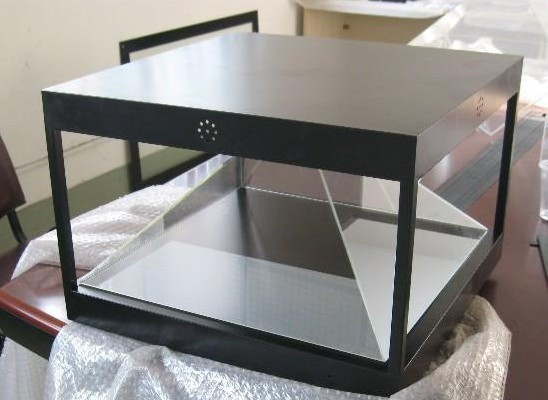 全息展柜玻璃，全息金字塔玻璃，深圳360展柜定制图1