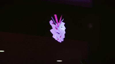 LED电风扇全息广告机-led全息显示3D立体广告机