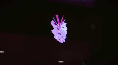 3D全息投影广告机 全息扇图2