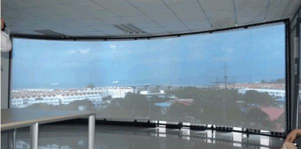 全息3d投影幕布-全息膜背投幕橱窗广告幕投影膜图2