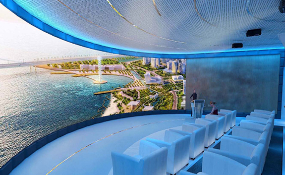 360度环幕投影 3D环幕影院 4D沉浸影院图1