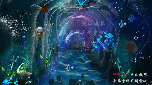 冰与火的空间漂流，4D立体沉浸式全息投影图3