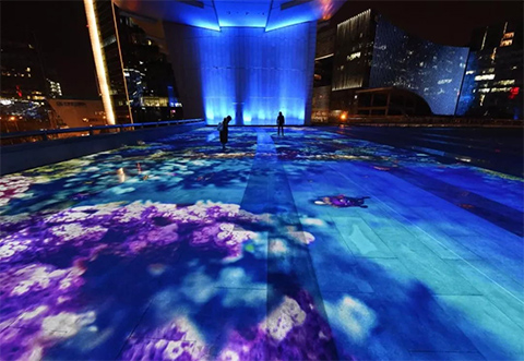3D互动投影系统靠的就是新创意图1