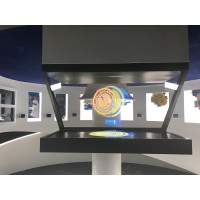 360全息展柜-全息互动_大屏触控与体感互动解决方案