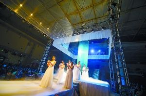 3D纱幕 全息婚礼天使婚礼纱幕投影4D全息图2