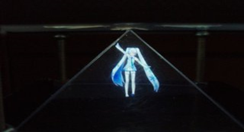 深圳供应全息透明膜，原装进口贴膜，3D全息幻影成像图2