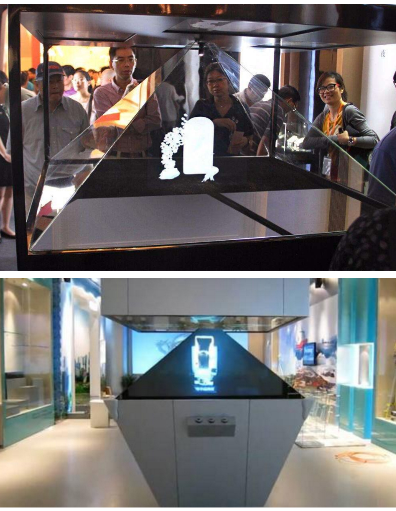 全息柜定制_全息3D展示柜_透明屏展示柜_全息投影图3