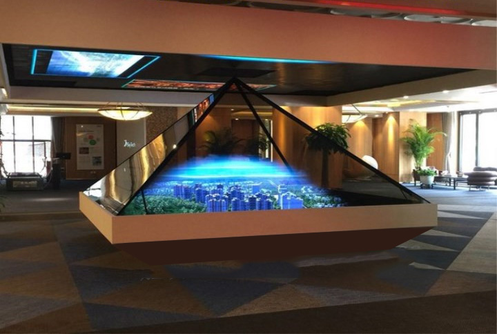 全息玻璃,全息展柜玻璃价格,360度全息展示柜 幻影成像玻璃图3