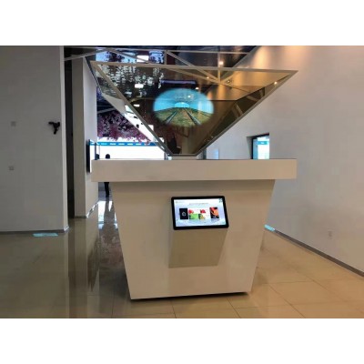 360度全息幻影成像/3D全息投影展柜 互动一体机厂家支持定制