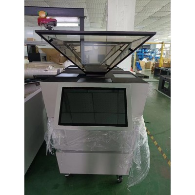 定制批发全息投影/裸眼3D展示柜 幻影成像 倒金字塔